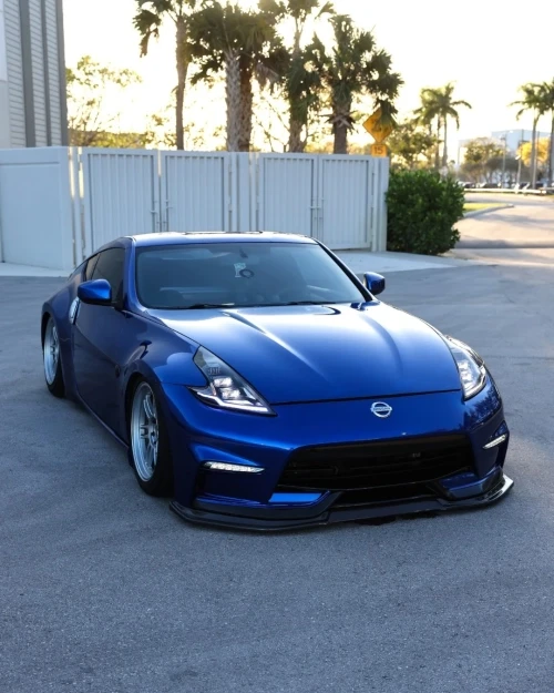 Gloss Metallic Ocean Deep Blue PET Wrap: Stunning Upgrade for 370Z